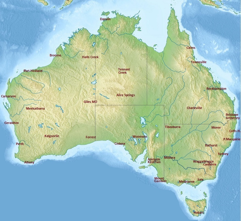 AustraliaTemperatureData